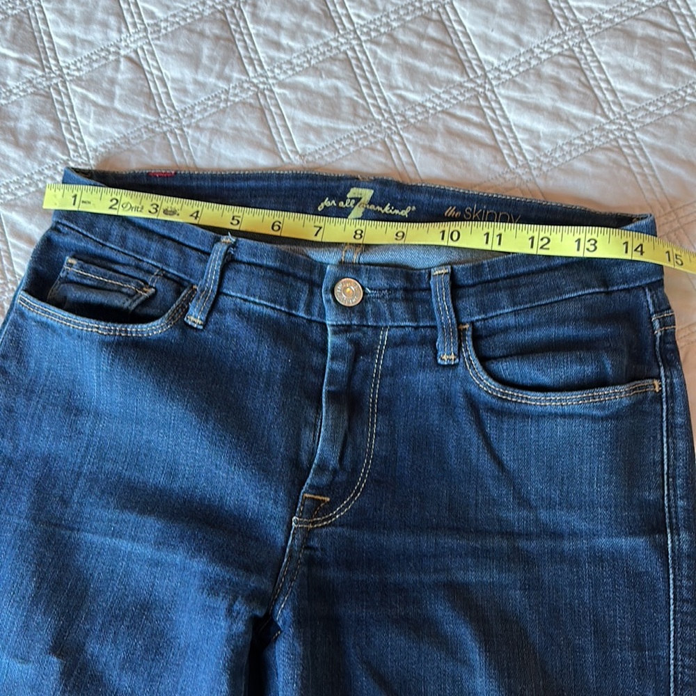 7 For All Mankind bootcut denim jeans, size 27 - Picture 6 of 16